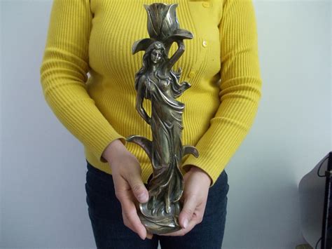 Vintage Copper Carved Nude Woman Torso Beatiful Girl Statue Etsy