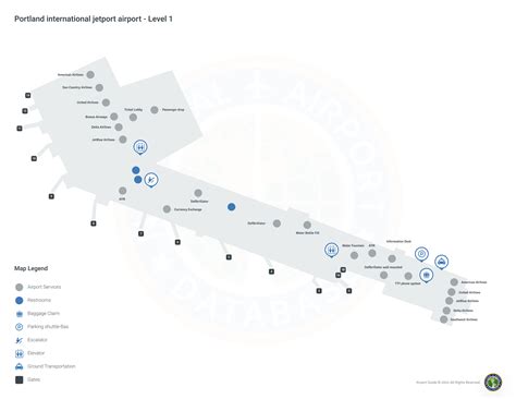 Portland Jetport (PWM) | Terminal maps | Airport guide