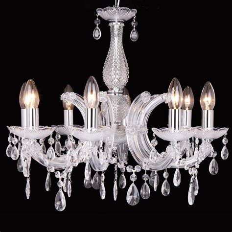 Lustre Pendente Candelabro Bra Os Transparente E Cm Paris Luz