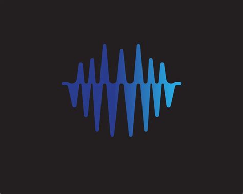 Sound Wave Ilustration Logo Vector Icon 595570 Vector Art At Vecteezy