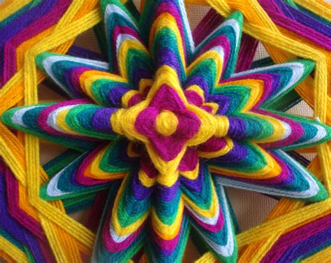 Como Hacer Puntas En Mandalas Tejidos Mandalas De Lana Mandalas