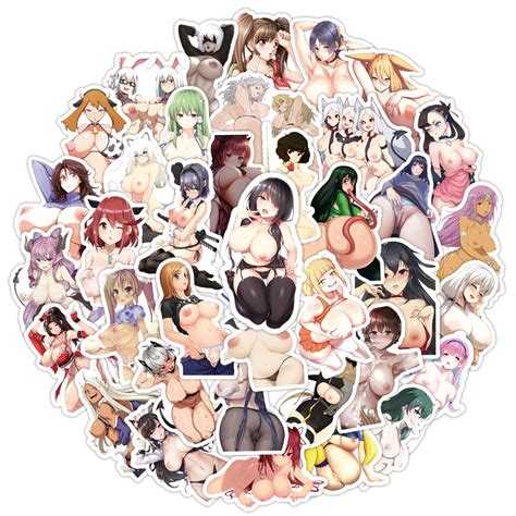 Buy Nude Sexy Girl Stickers Pcs Uncensored Sexy Anime Lady Stickers For Adults Waterproof