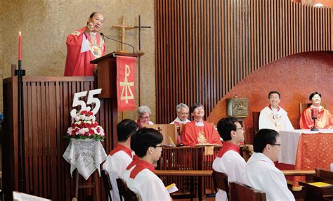 香港聖公會教聲 聖十架堂五十五周年 大主教勉以行動實踐主愛