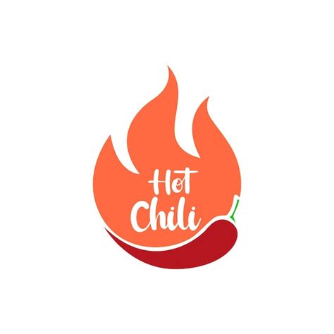 Red hot chili logo diseños concepto vector spicy pepper logo diseños plantilla Vector Premium