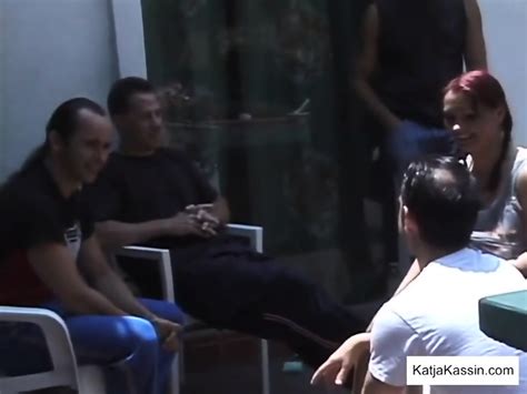 Gangbang Babe Ass Fucked In Group Action