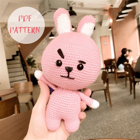 Cooky BT21 Crochet Pattern BTS Army Korean Band Doll Bunny Etsy