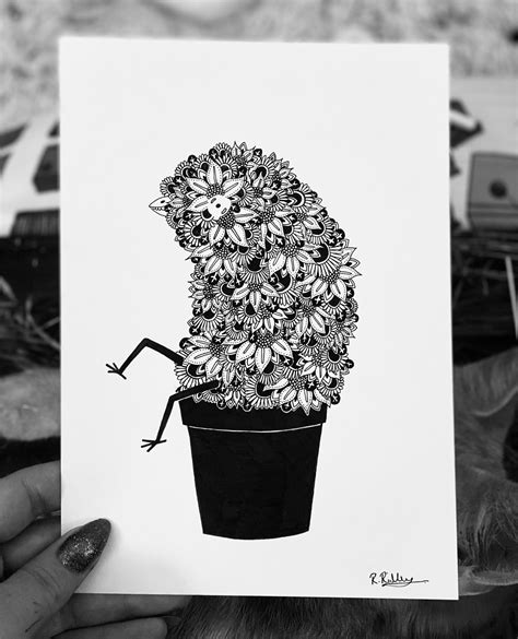 Artstation Flower Pot Bird