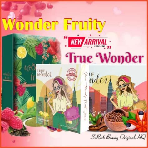 Fibre Juice True Wonder Kurus 7 Hari Wonder Fruity Lazada