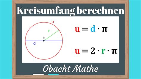 Kreisumfang berechnen Kreiszahl Pi Äquatoraufgabe schnell einfach