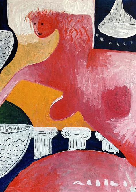 Red Nude No In The Bath House Painting By Mark M Mellon Fine Art America