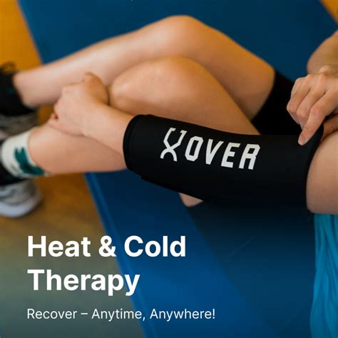 OVER Recovery Compression Sleeve Cold Hot Therapy Gel Pad Ice Pack Back Knee Elbow Ankle