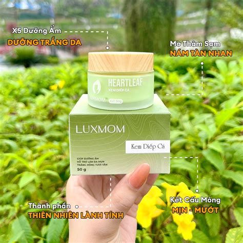Kem Diếp Cá Organic Luxmom dưỡng ẩm, mờ thâm, dưỡng trắng, giảm nám ...