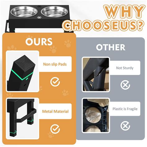 Elevate Mealtime: The Ultimate Adjustable Dog Bowl Stand for Large