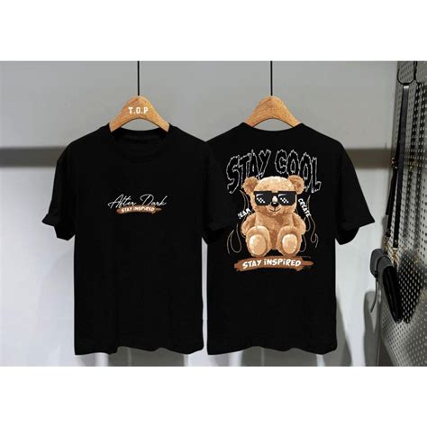 Jual TSHIRT BEAR COOL KAOS MURAH BAJU DISTRO PRIA WANITA UNISEX