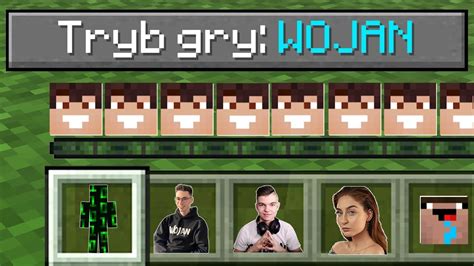 Gram Na Trybie Gry Wojan W Minecraft Youtube