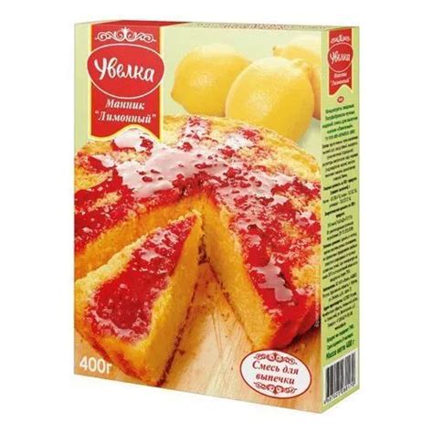 Смесь для выпечки Увелка Манник лимонный 400 г - купить с доставкой по ...