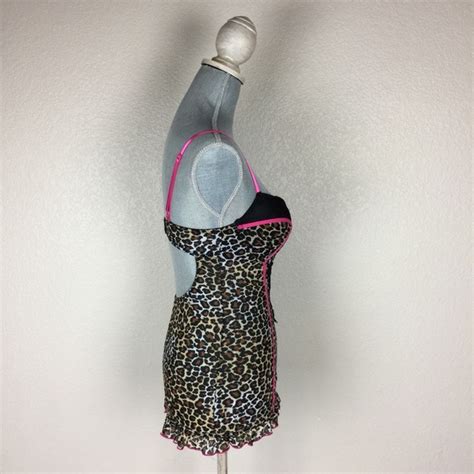 Jezebel Intimates Sleepwear Jezebel Cheetah Print Bustier Lingerie Poshmark