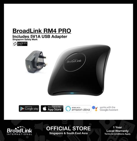 Broadlink RM4 Pro - RM Pro 4 - Smart Remote - Smart Home Automation, TV ...