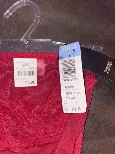 Vintage Second Skin Red Satin Nylon Hi Cut Bikini Brief S S Panty