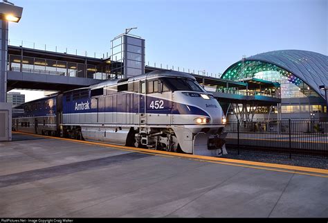 Amtk 452 Amtrak Emd F59phi At Anaheim California By Craig Walker