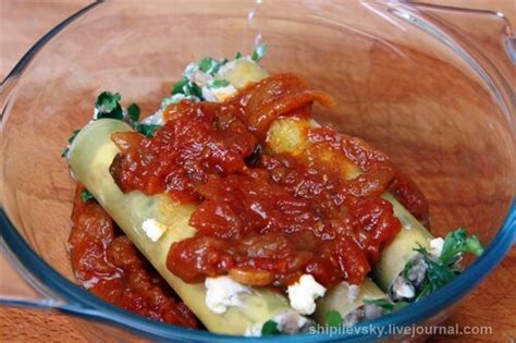КАННЕЛЛОНИ ЗАПЕЧЕННЫЕ С СЫРОМ: stalic_kitchen — LiveJournal