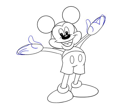 How To Draw Mickey Mouse Easy Drawing Guides