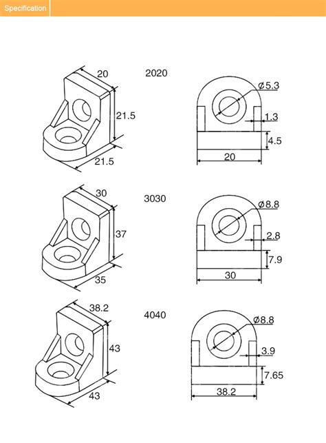 Aluminium Angle Bracket Brackets Aluminum Profile Roc Aluminum