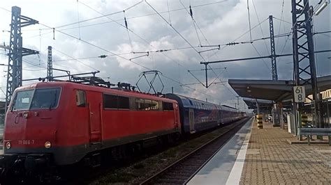 Tag 11 : BR111 066 mit RE9 Verstärker München HBF - YouTube
