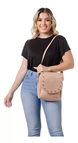Minimochila Para Mujer Ecol Gica De Piel Bolso Alice Monteiro Color Nude Mercadolibre