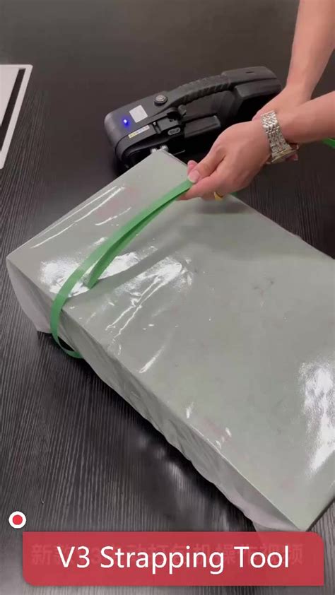 V Strapping Machine Mah Battery Automatic Hot Melting Banding Tools To Inch Pp Pet