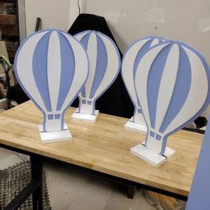 Hot Air Balloon Centerpieces Hot Air Balloon Baby Shower Etsy