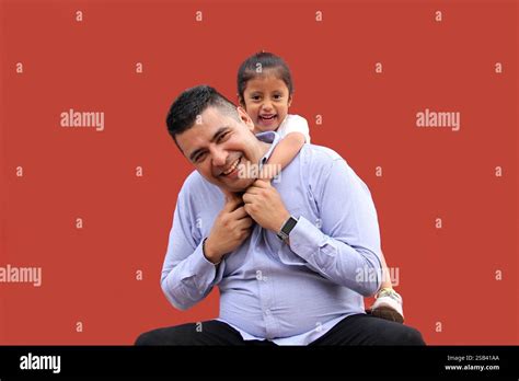 Divorced Single Dad Plays With His Year Old Brunette Latina Daughter They Cuddle And Show