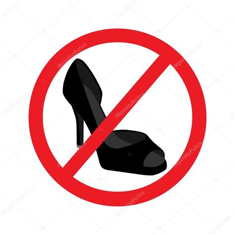 No High Heels — Stock Vector © Viktorijareut 123806678