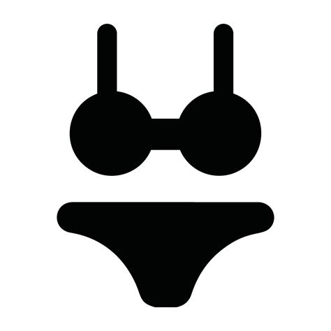 Bikini Icon Simple Illustration Of Bikini Vector Icon Vector Art At Vecteezy