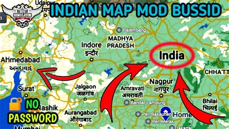 How To Add India Map Mod In Bus Simulator Indonesia Indian Map