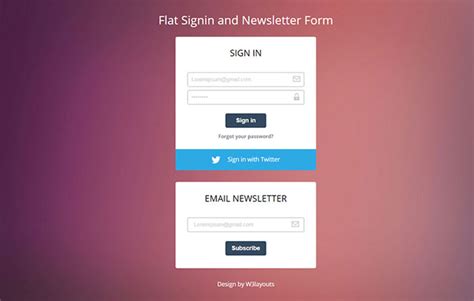 Newsletter Signup Forms That Rock Inspirations Templates And Tools