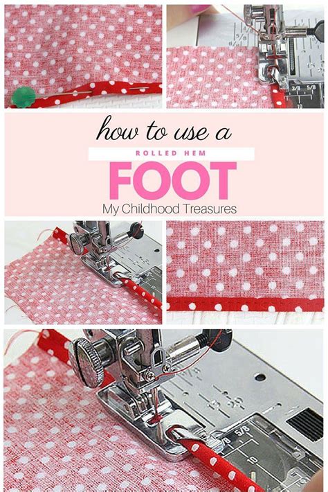How To Use A Rolled Hem Foot Hemmer Foot Artofit