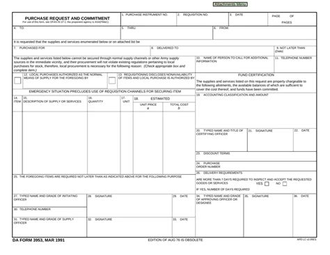 Form Da 3953 ≡ Fill Out Printable Pdf Forms Online