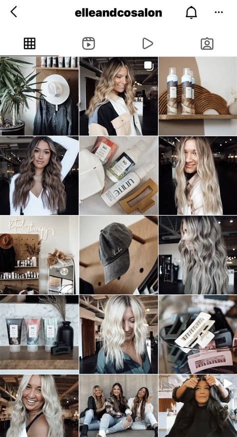 Pin By Hannah Richardson On Bell Bottom Blonde Hair Salon Marketing Hairstylist Branding