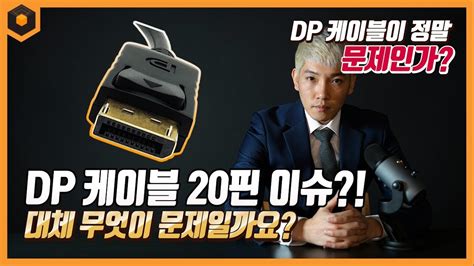 Dp 케이블 20핀 이슈! 문제는 과연 무엇일까요? | dp 케이블 20 핀 오늘 업데이트