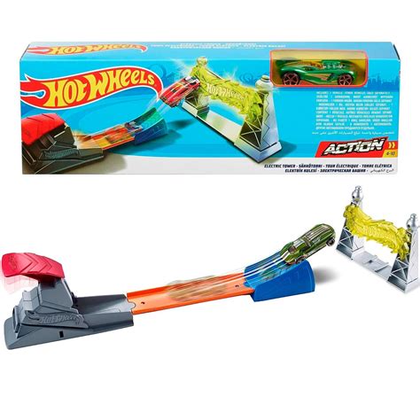Pista De Autos Hot Wheels Lanzador Aro De Fuego El Rey Del Entretenimiento