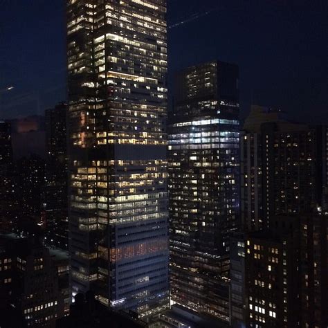 Premium Photo Skyscrapers In City At Night