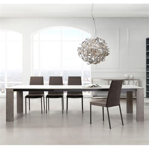 Trica Contemporary Tables Empire Extendable 40"x84" Dining Table ...