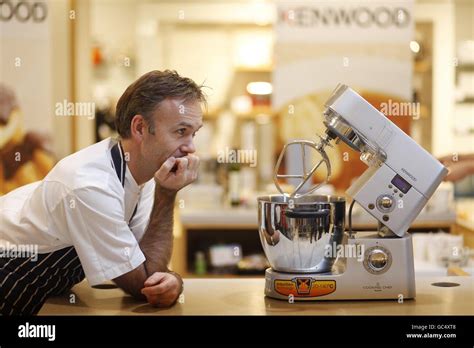 Marcus Wareing Launches Kenwood Cooking Chef Stock Photo Alamy