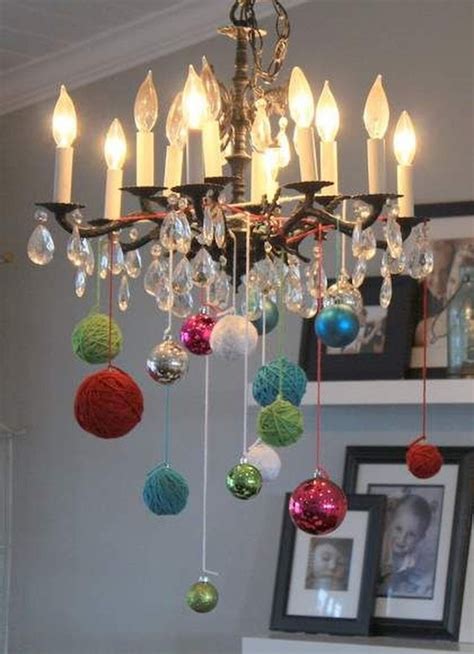 30 Stunning Christmas Decorated Chandeliers For Holiday Sparkle