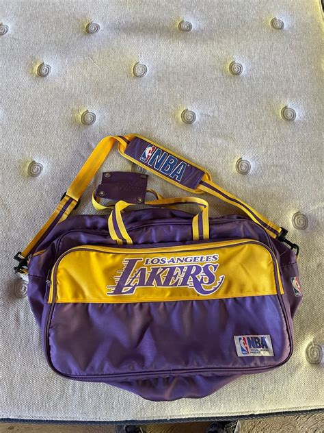 Vintage Nba Lakers Duffle Bag Mens Fashion Bags Sling Bags On Carousell