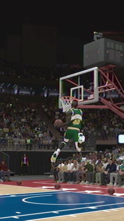 Shawn Kemp The Reign Man 1992 Slam Dunk Contest Nba 2k24 Youtube