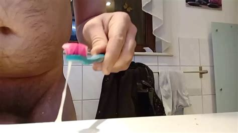 Sascha Kern Cums Own Toothbrush Gay Cum Tribute Porn Xhamster
