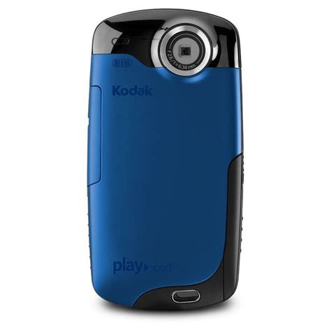 Kodak PlaySport Zx3 HD Waterproof Pocket Video Camera Blue N5 Free