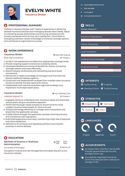 Insurance Broker Resume Examples - Life Insurance Quotes